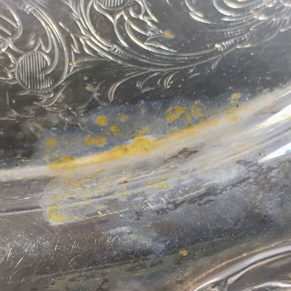 Vtg Webster Wilcox Serving Tray International Silver Co Plated Ornate Rochelle - Picture 3 of 12